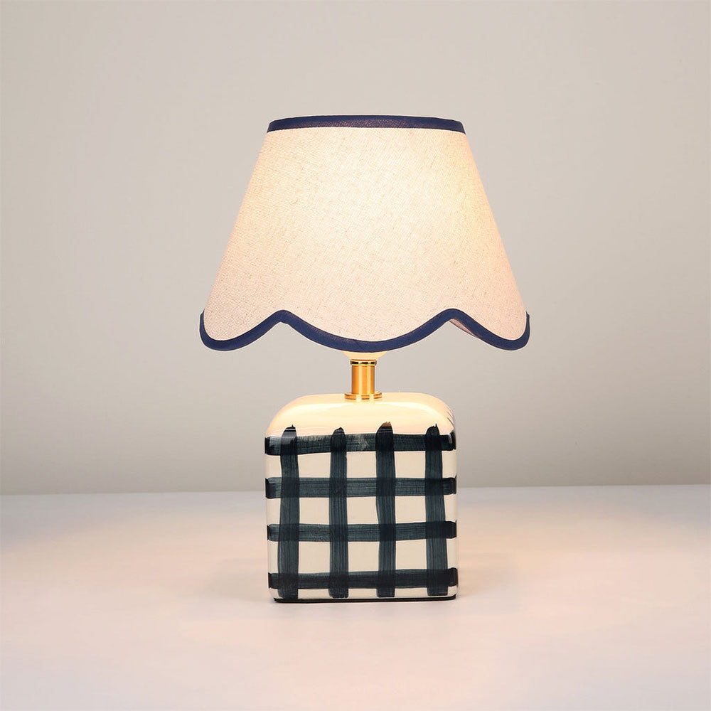Romy Ceramic Table Lamp Set of 2 Blue - LL-27-0299BL