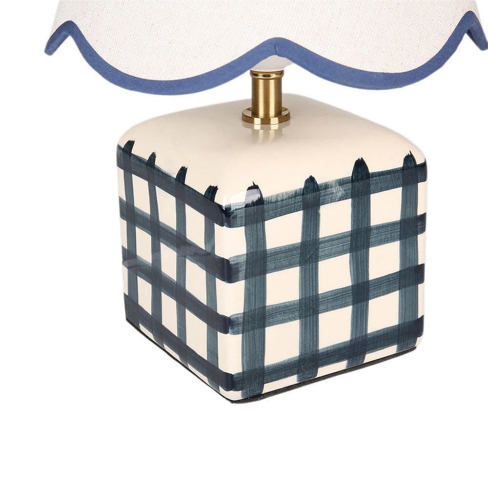 Romy Ceramic Table Lamp Set of 2 Blue - LL-27-0299BL