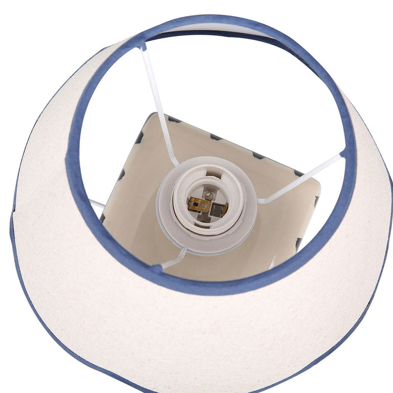 Romy Ceramic Table Lamp Set of 2 Blue - LL-27-0299BL