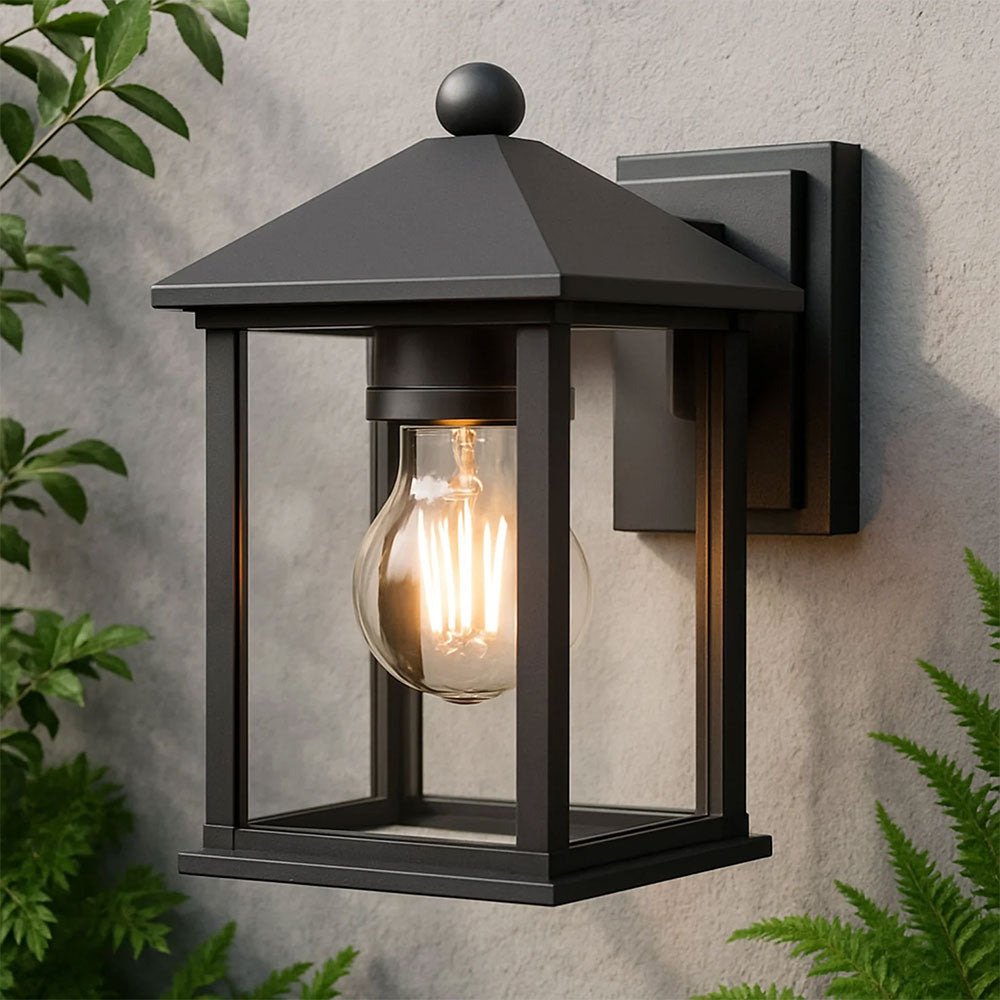 Thano Outdoor Wall Light Black - LLOL015