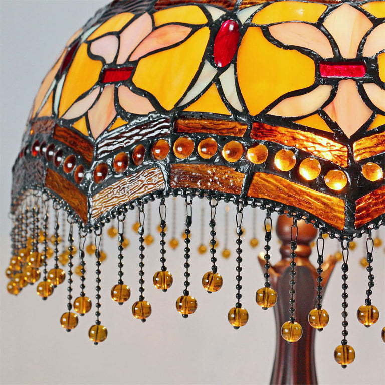 Madonna Tiffany Beaded Table Lamp Large - TL-1655G-KG