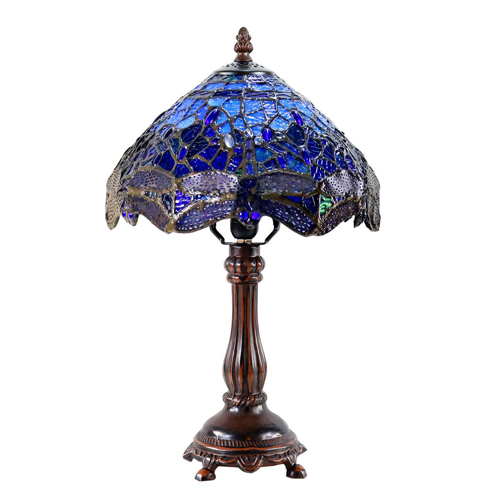 Dragonfly Tiffany Table Lamp Blue - TL-102793-615S