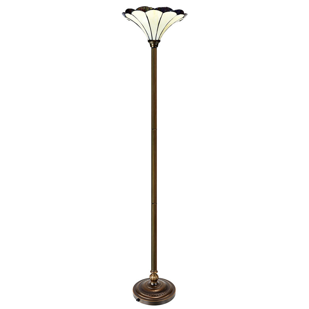 Florence Tiffany Uplight Floor Lamp - TL-OF82