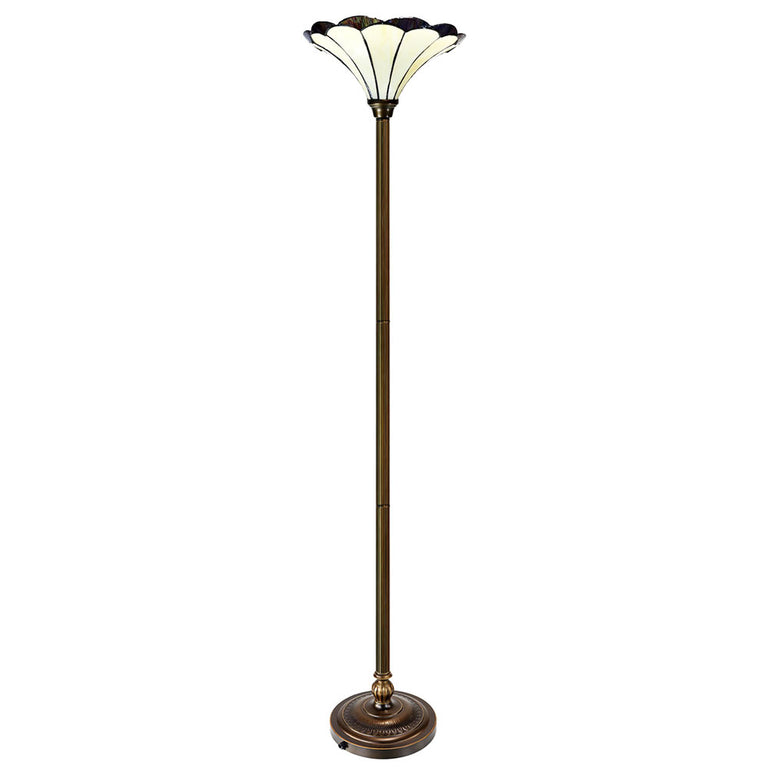 Florence Tiffany Uplight Floor Lamp - TL-OF82