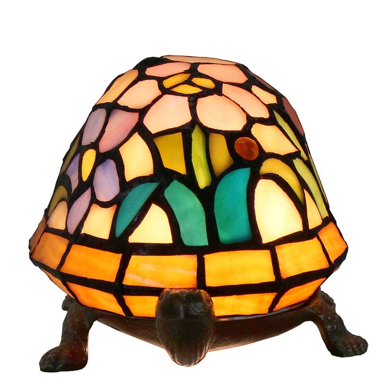 Turtle Tiffany Table Lamp Rose - TL-816-QN07