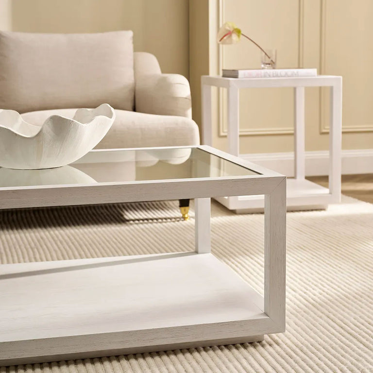 Sadie Rectangle Coffee Table White - 33306