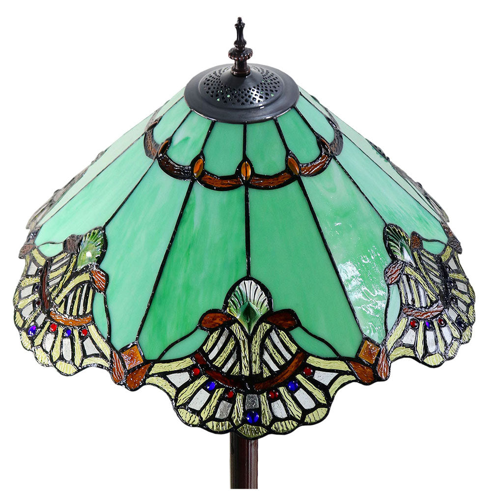 Benita Tiffany Floor Lamp Jade - TL-F201072I-KG