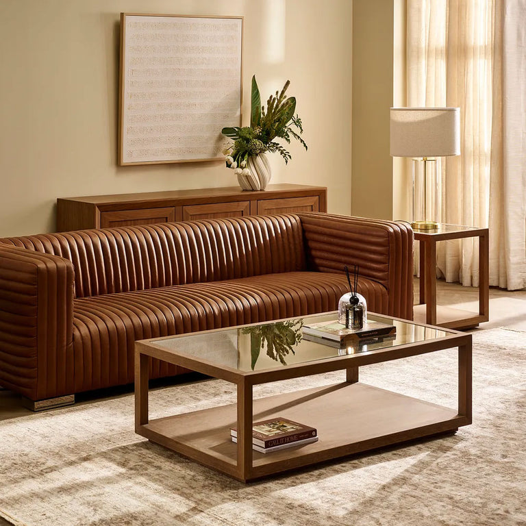 Sadie Rectangle Coffee Table Walnut - 33305