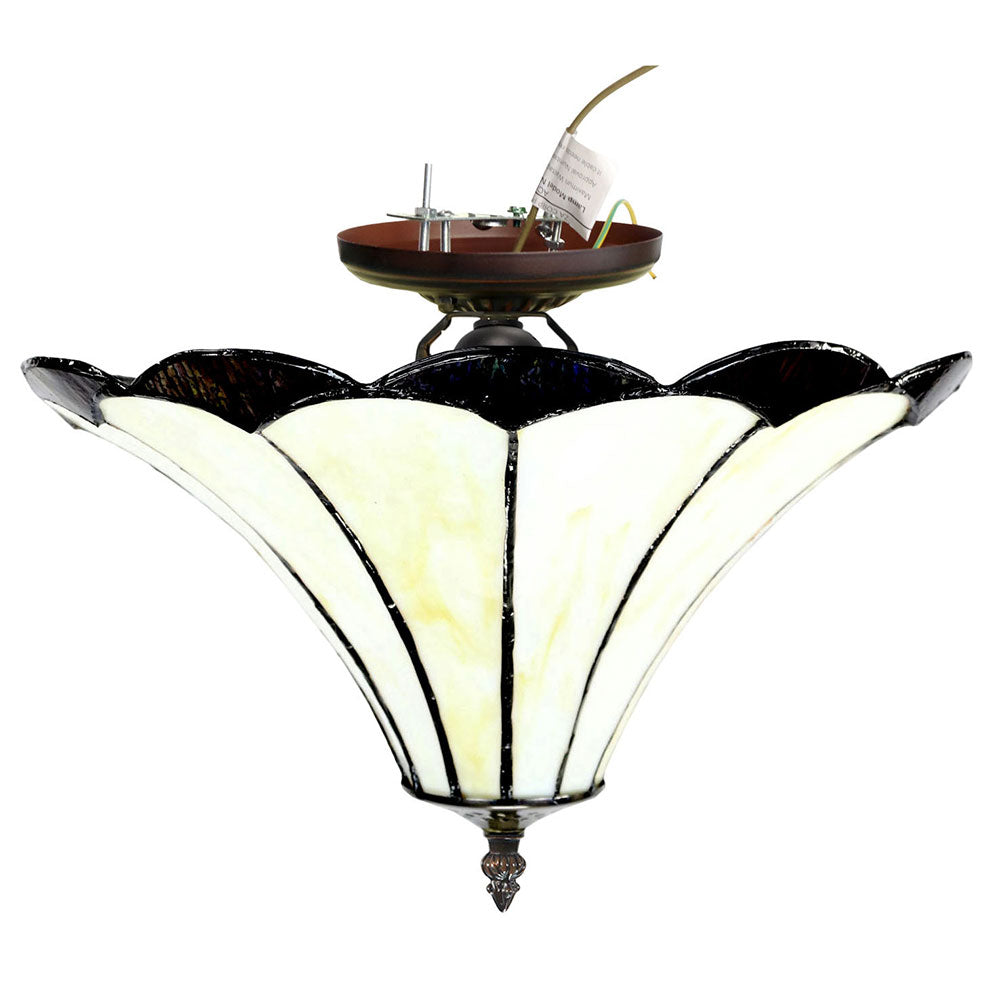 Florence Tiffany Flush Pendant - TL-OF78