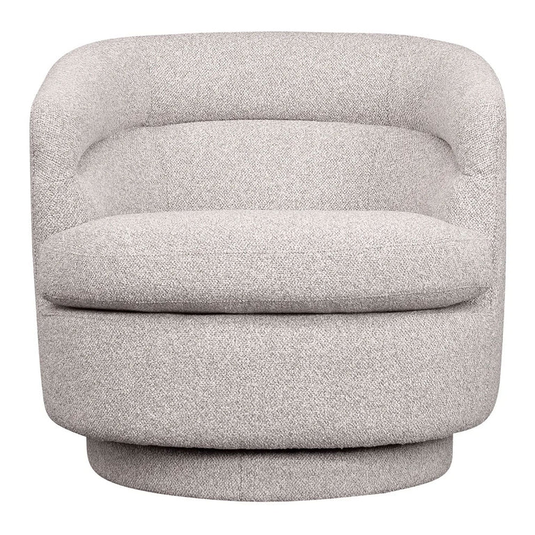 Holly Swivel Arm Chair Warm Grey - 33197