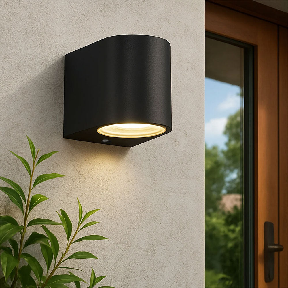 Olaris Outdoor LED Wall Light Black - LLOL017BK