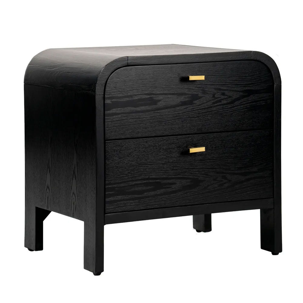 Chisholm Bedside Table Black - 33039