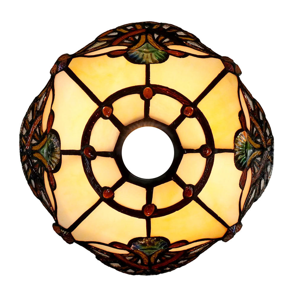 Benita Tiffany Floor Lamp Beige - TL-121072B-FLKG