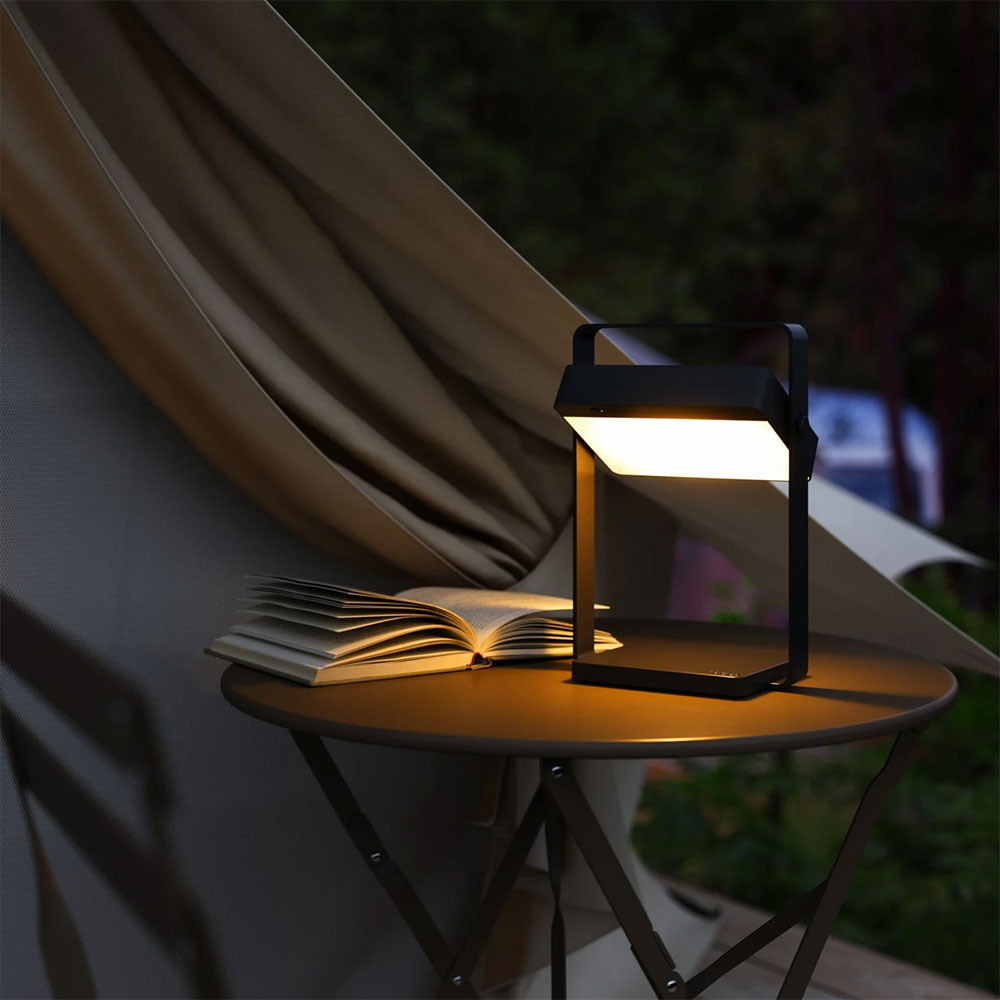 Saulio Solar LED Rechargeable Battery Light Black - 2418035003