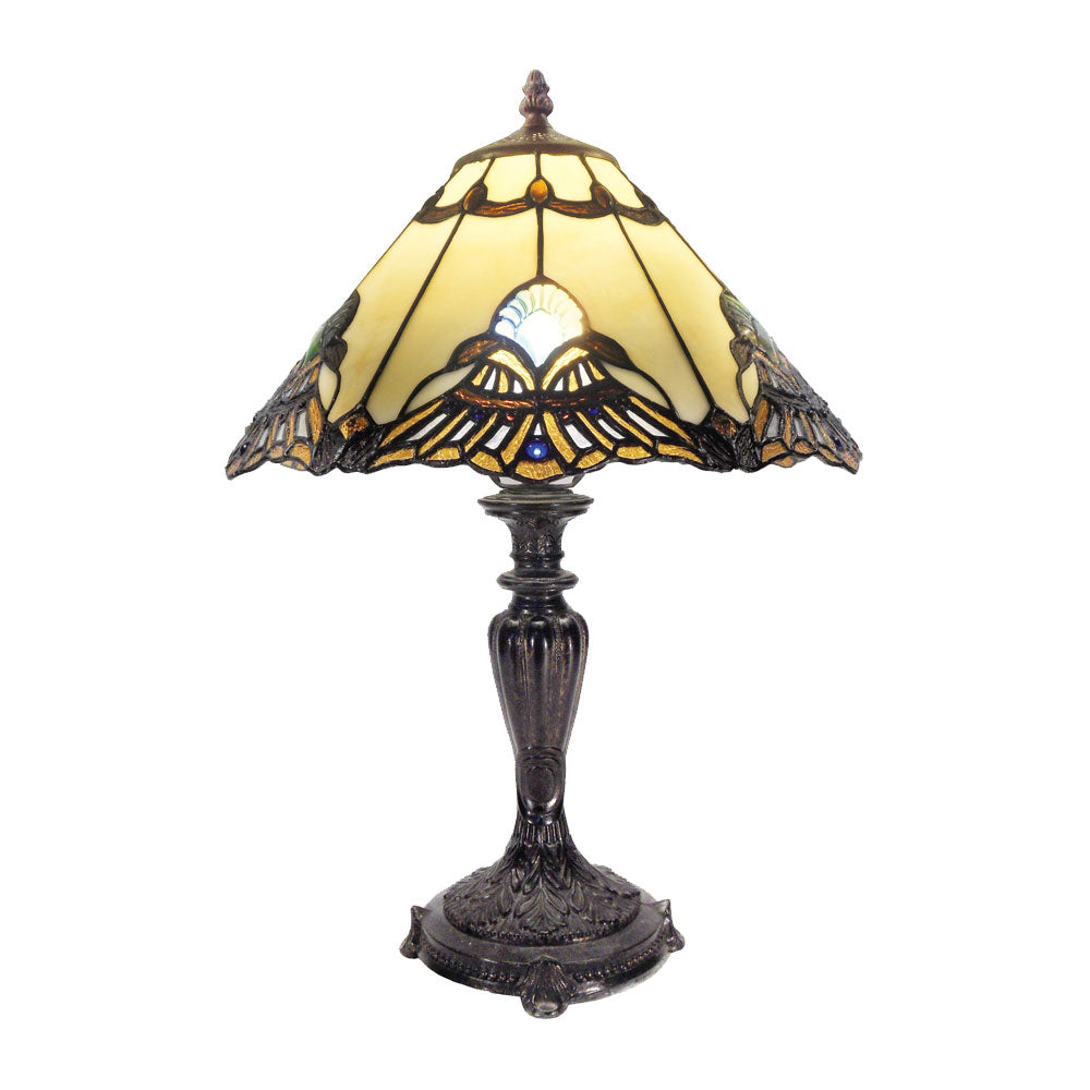 Benita Tiffany Table Lamp Beige - TL-141072B-N032