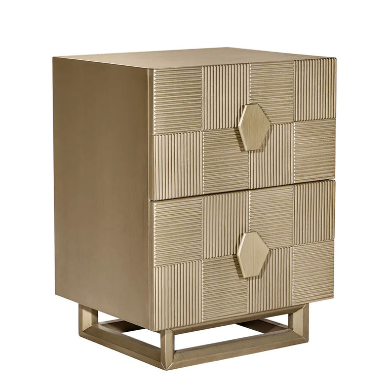 Alton Bedside Table Small Antique Gold - 33275