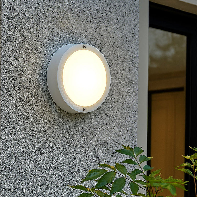 Talvia LED CCT Outdoor Bunker Light White - LLOL026W