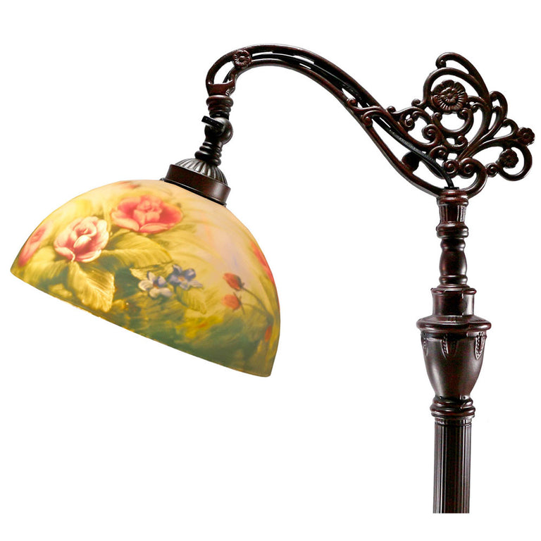 Handpainted Downbridge Tiffany Floor Lamp - TL-10057-FLKG
