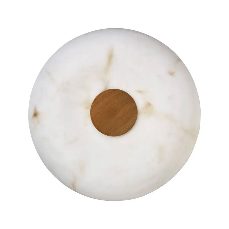 Zurich Flush Mount Light Brass / White - 20863