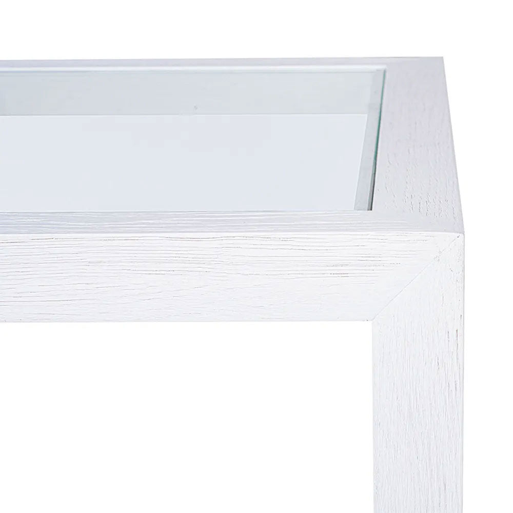 Sadie Square Side Table Large White - 33314