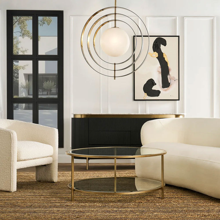 Brooks Pendant Brass / Black - 20856