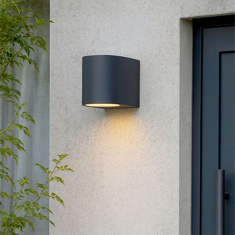 Olaris Outdoor LED Wall Light Grey - LLOL017GR