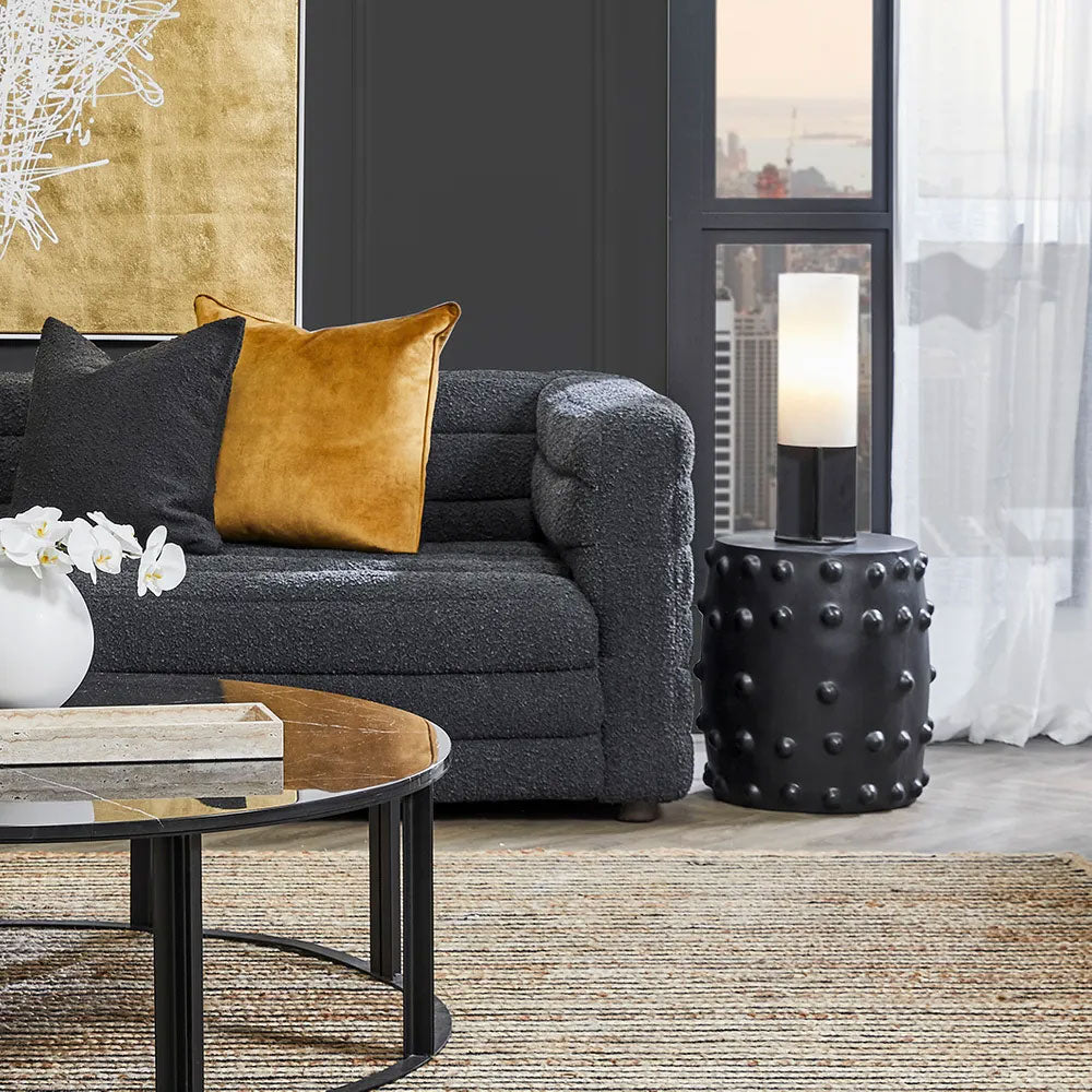 Otto Concrete Stool Black - 33140