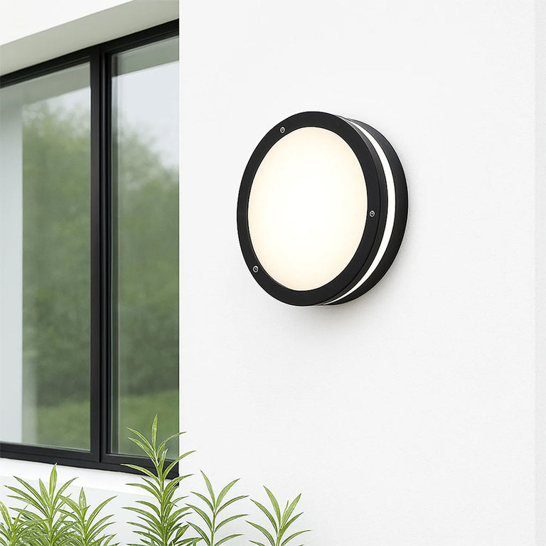 Omira CCT LED Outdoor Bunker Light Small Black - LLOL036S