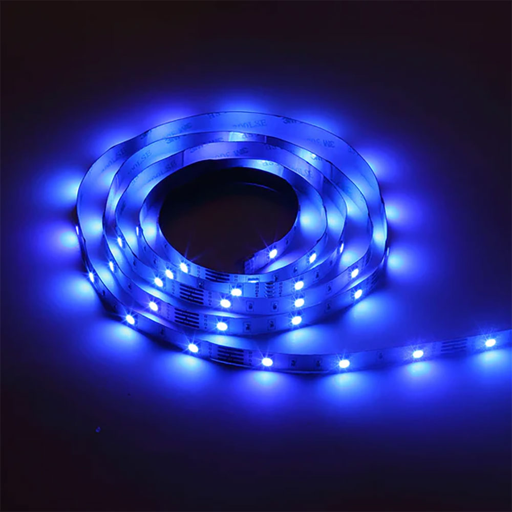 Flexi RGB LED 2 Metre 12W Strip Light Kit Remote Control - LL0603