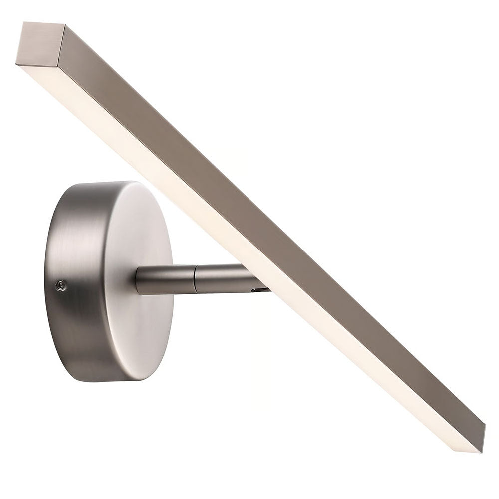 Ip S13 60 Vanity Wall Light Brushed Steel - 2410421032