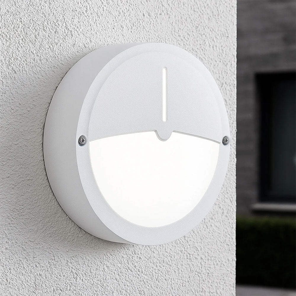 Talvia LED CCT Outdoor Bunker Light With Eyelid White - LLOL027W