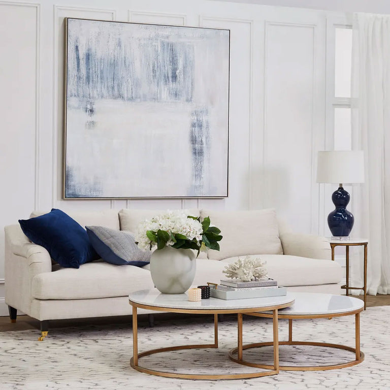Aerin 3 Seater Sofa Natural Linen - 33081