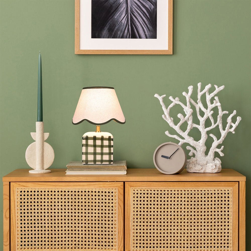 Romy Ceramic Table Lamp Set of 2 Green - LL-27-0299GN