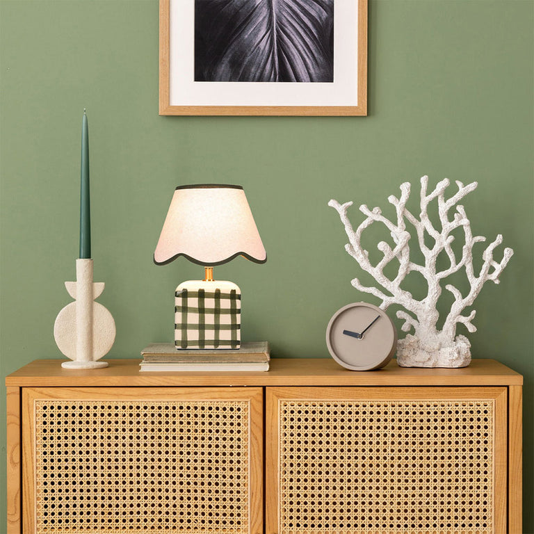 Romy Ceramic Table Lamp Set of 2 Green - LL-27-0299GN