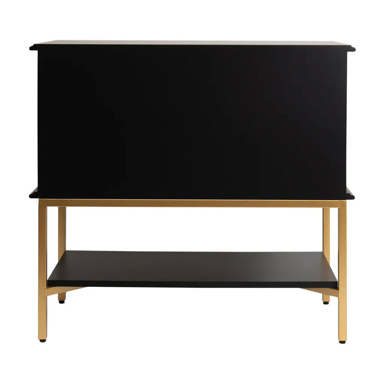 Aimee Bedside Table Large Black - 33074