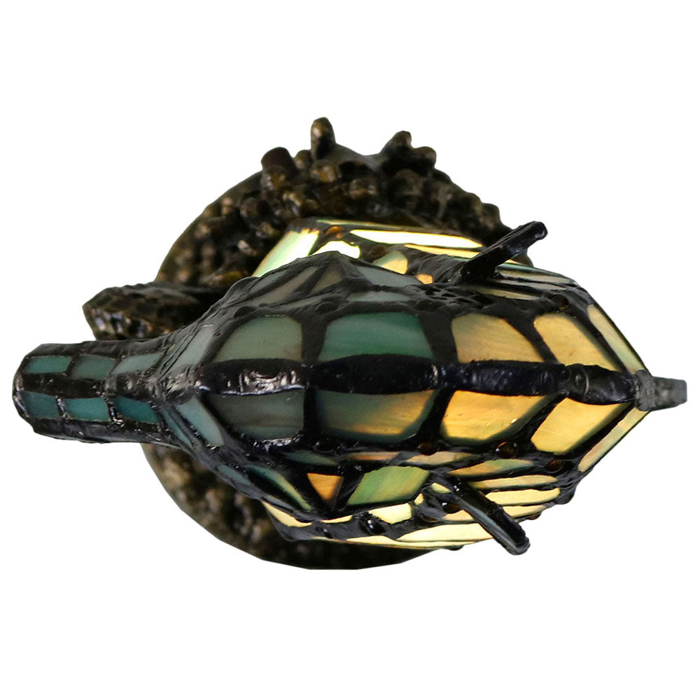 Seahorse Tiffany Table Lamp Blue Turquoise - TL-N14623