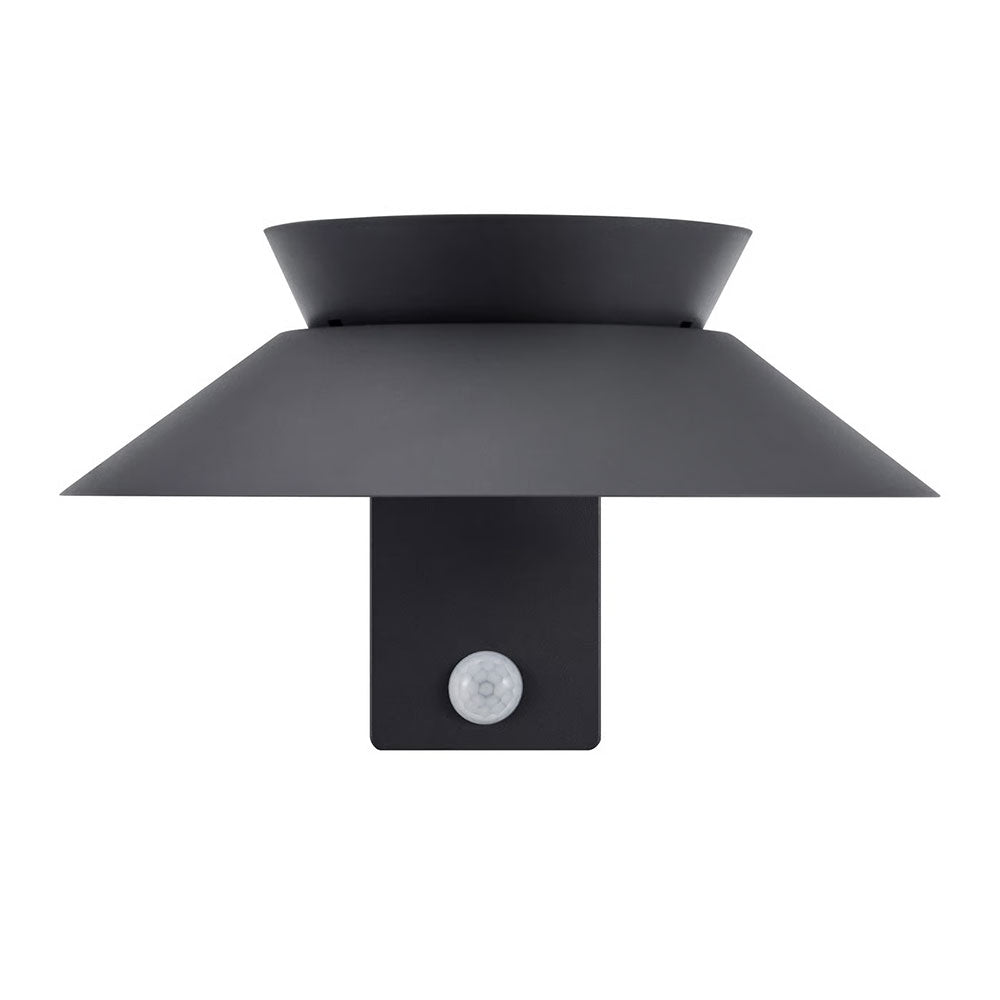 Justina LED Solar Wall Light With Motion Sensor Anthracite - 2418071050