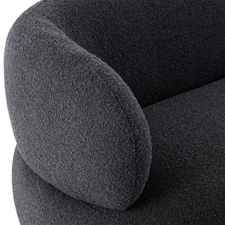 Greenwich 3 Seater Sofa Black Onyx Boucle - 33225