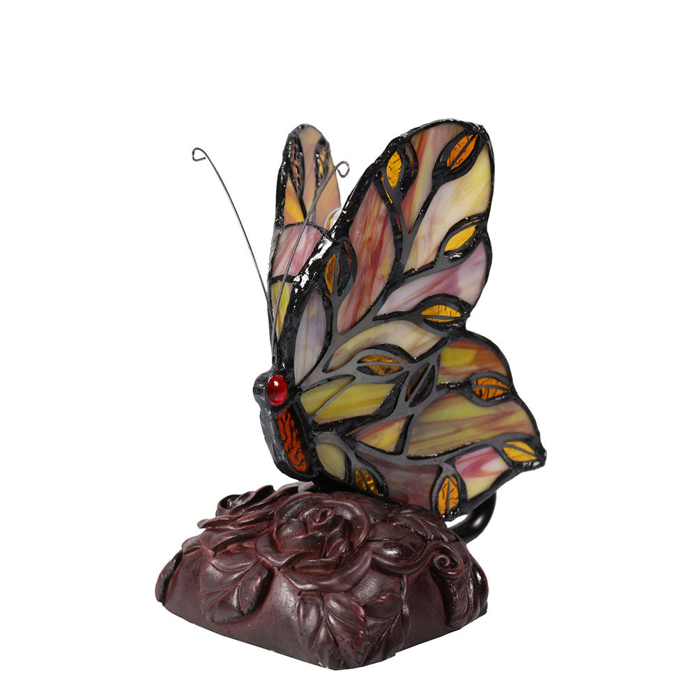 Tiffany Butterfly Table Lamp Red - TL-818-559B