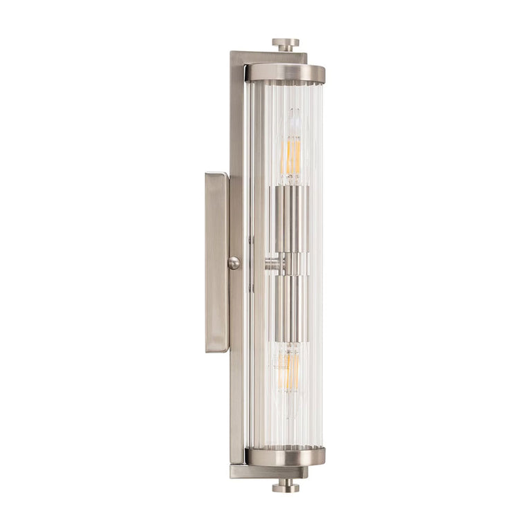 Rockford 2 Light Wall Light Brushed Nickel - LOI1001613