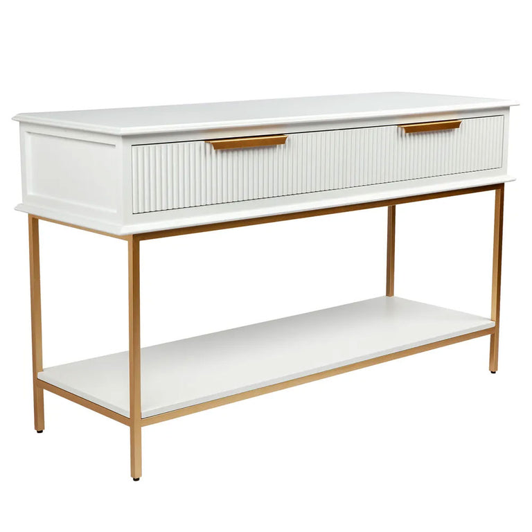 Aimee Console Table Small White - 32914