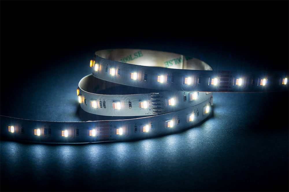24W 24V DC Dimmable LED Strip / RGBCW - HV9752-IP20-60-RGBCW