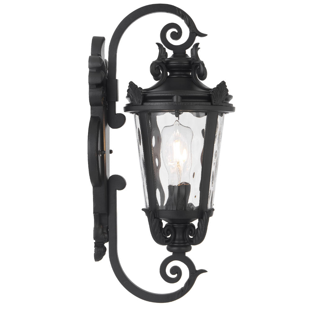 Pedral 23 Exterior Wall Light Bracket Black - PEDRAL EX23-BK