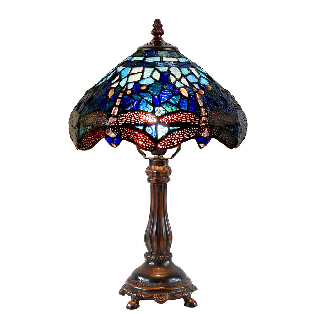 Dragonfly Tiffany Table Lamp Blue - TL-102793-615S