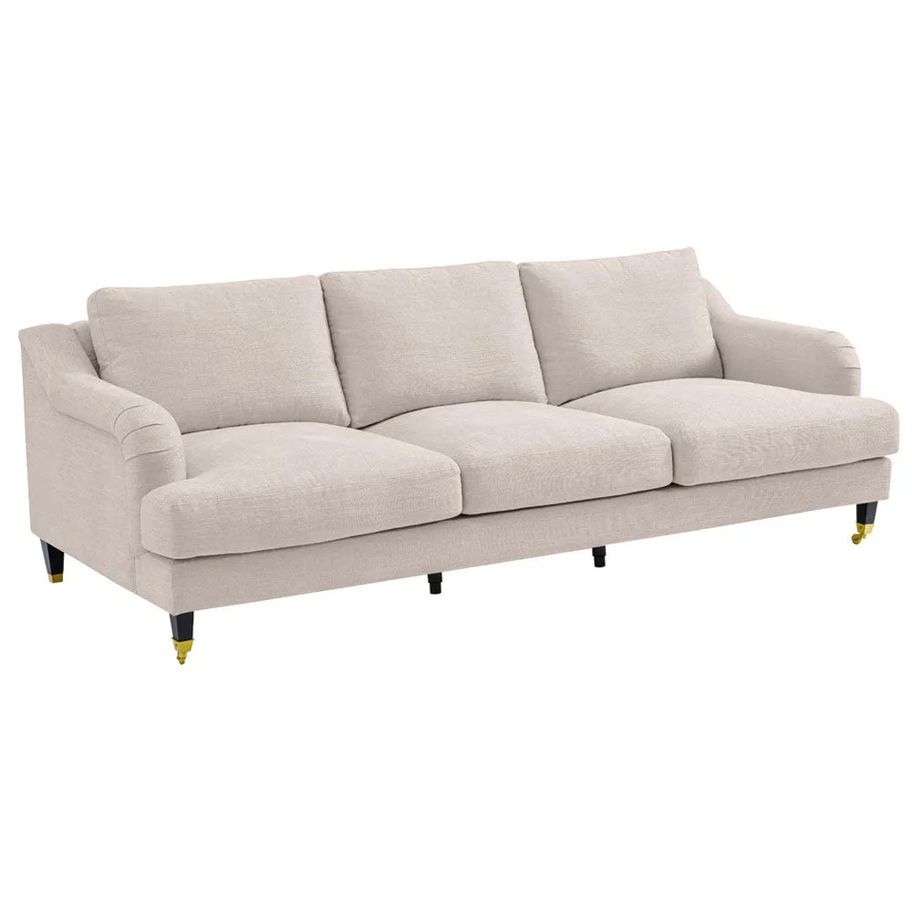 Aerin 3 Seater Sofa Natural Linen - 33081