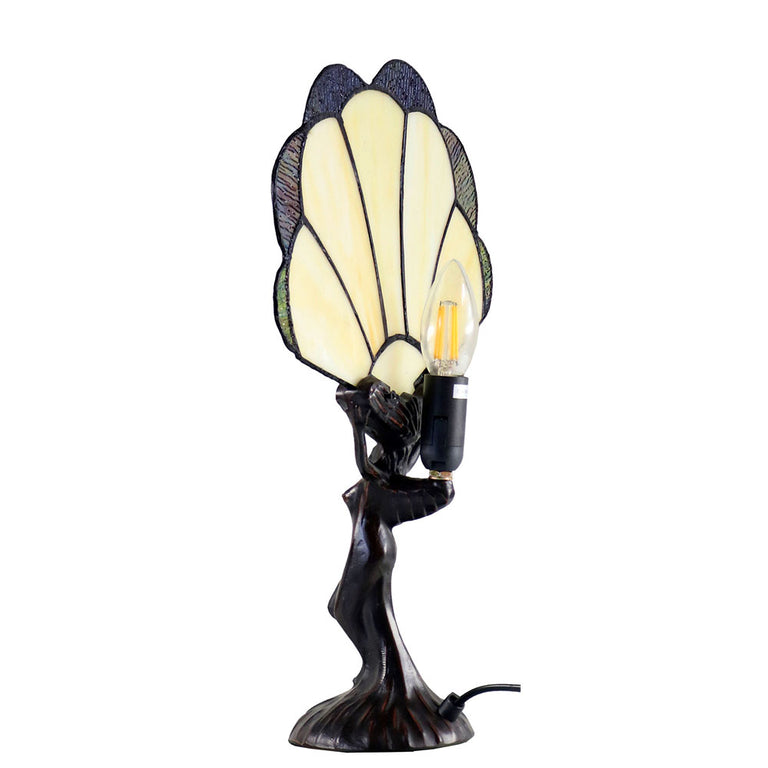 Florence Tiffany Fan Table Lamp - TL-OF76