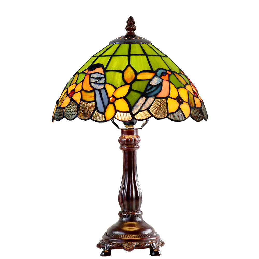 Elara Bluebird Tiffany Table Lamp Small - TL-102341-615S