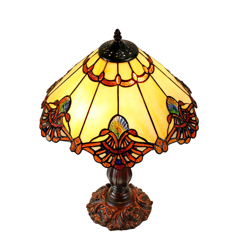 Benita Tiffany Table Lamp Beige - TL-161072B-KG