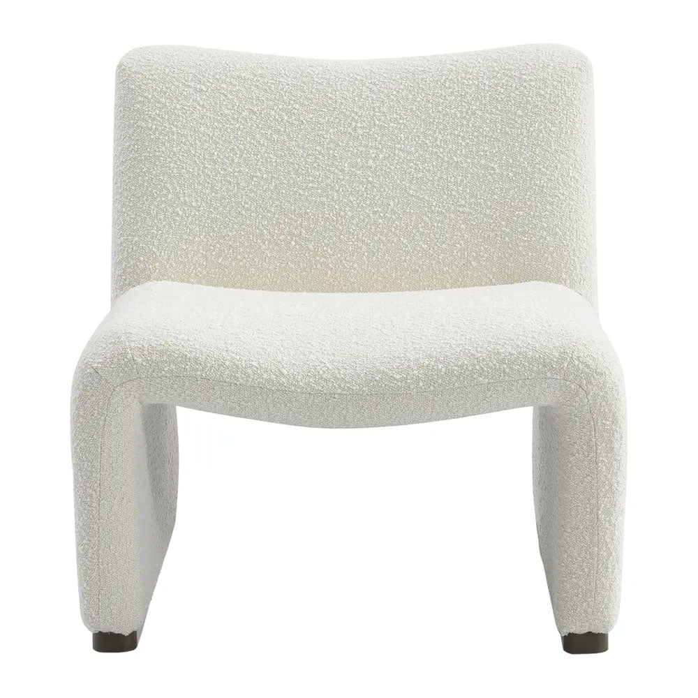 Beau Occasional Chair White Boucle - 33072