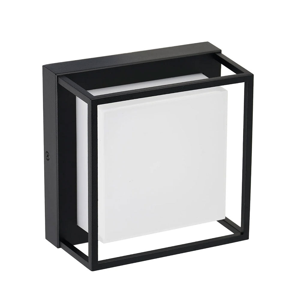 Clyro Frame CCT LED Outdoor Wall Light Black - LLOL021